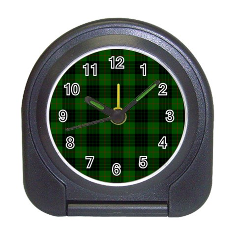 Gunn Tartan Desk Alarm Clock from ArtsNow.com Front