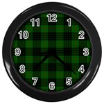 Gunn Tartan Wall Clock (Black)