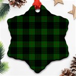 Gunn Tartan Snowflake Ornament (Two Sides)
