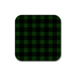 Gunn Tartan Rubber Square Coaster (4 pack)