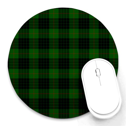 Gunn Tartan Round Mousepad from ArtsNow.com Front