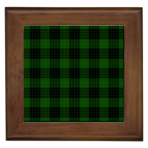 Gunn Tartan Framed Tile from ArtsNow.com Front