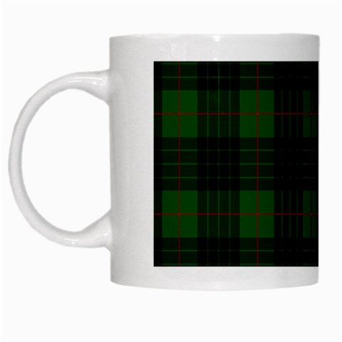 Gunn Tartan White Mug from ArtsNow.com Left
