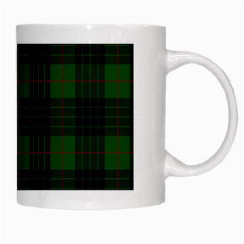 Gunn Tartan White Mug from ArtsNow.com Right