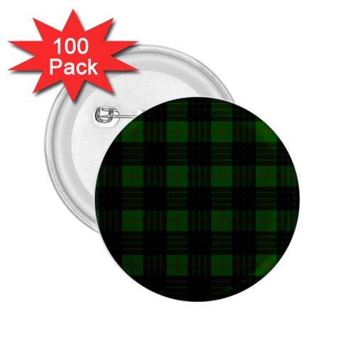 Gunn Tartan 2.25  Button (100 pack) from ArtsNow.com Front