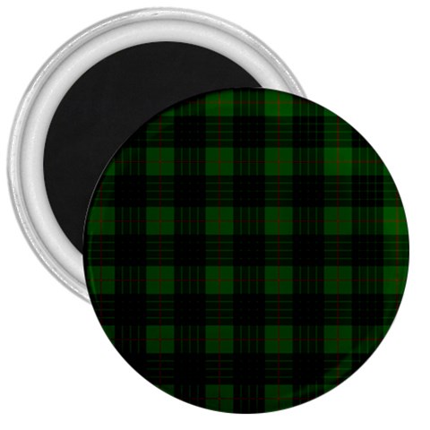 Gunn Tartan 3  Magnet from ArtsNow.com Front