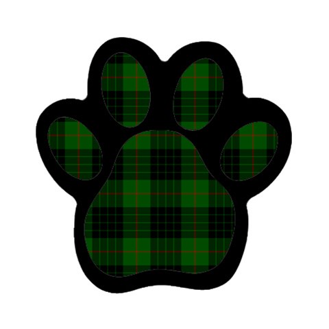 Gunn Tartan Magnet (Paw Print) from ArtsNow.com Front