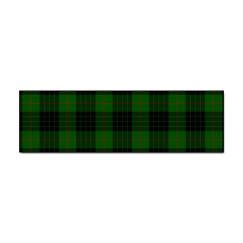 Gunn Tartan Sticker (Bumper) from ArtsNow.com Front