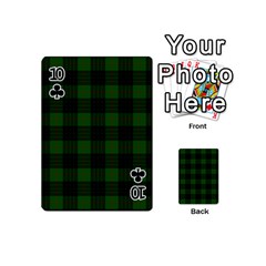 Gunn Tartan Playing Cards 54 (Mini) from ArtsNow.com Front - Club10