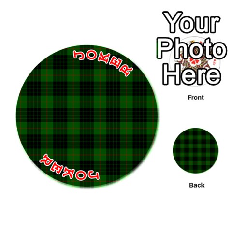 Gunn Tartan Playing Cards 54 (Round) from ArtsNow.com Front - Joker2