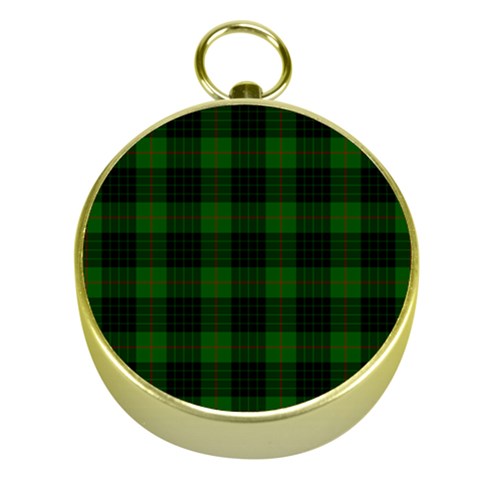 Gunn Tartan Gold Compass from ArtsNow.com Front