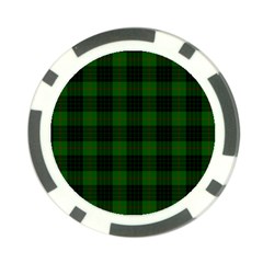 Gunn Tartan Poker Chip Card Guard (10 pack) from ArtsNow.com Front