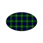Lamont Tartan Sticker Oval (100 pack)