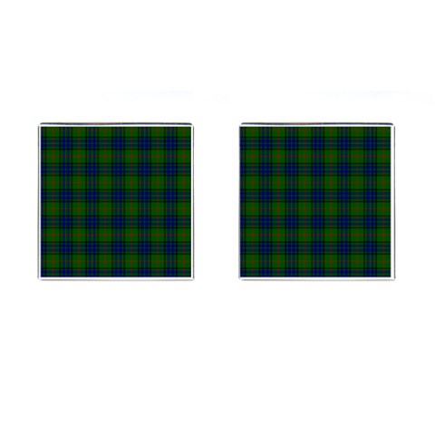 Lauder Tartan Cufflinks (Square) from ArtsNow.com Front(Pair)