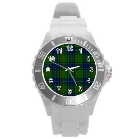 Lauder Tartan Round Plastic Sport Watch (L) from ArtsNow.com Front