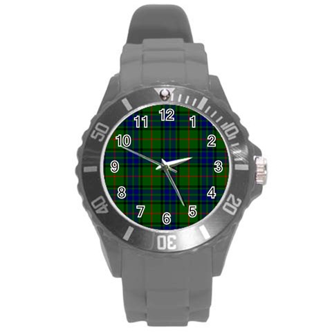Lauder Tartan Round Plastic Sport Watch (L) from ArtsNow.com Front