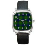 Lauder Tartan Square Metal Watch