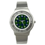 Lauder Tartan Stainless Steel Watch