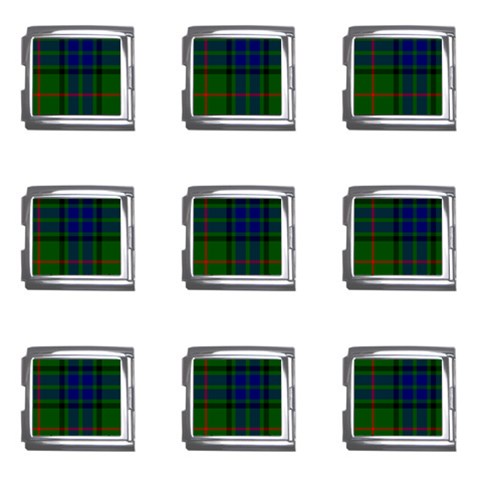 Lauder Tartan Mega Link Italian Charm (9 pack) from ArtsNow.com Front