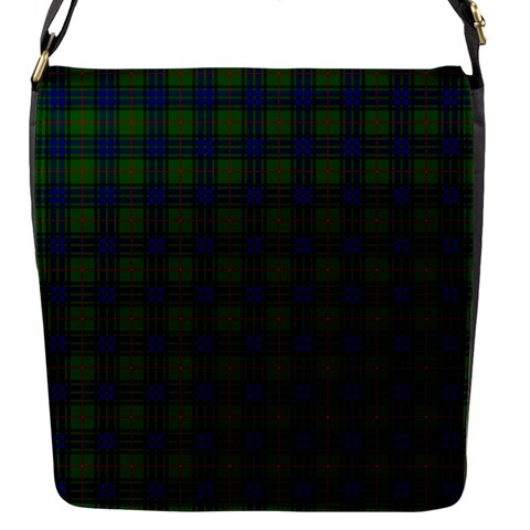 Lauder Tartan Flap Closure Messenger Bag (S) from ArtsNow.com Front
