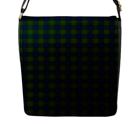 Lauder Tartan Flap Closure Messenger Bag (L) from ArtsNow.com Front