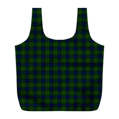 Lauder Tartan Full Print Recycle Bag (L) from ArtsNow.com Front