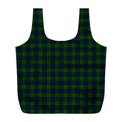 Lauder Tartan Full Print Recycle Bag (L) from ArtsNow.com Back