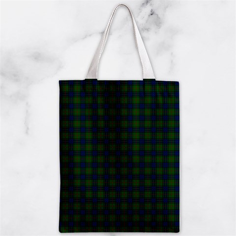 Lauder Tartan Zipper Classic Tote Bag from ArtsNow.com Back