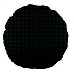 Lauder Tartan Large 18  Premium Round Cushion