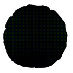 Lauder Tartan Large 18  Premium Flano Round Cushion
