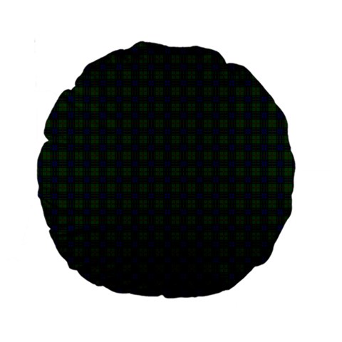 Lauder Tartan Standard 15  Premium Round Cushion from ArtsNow.com Front
