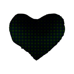 Lauder Tartan Standard 16  Premium Heart Shape Cushion from ArtsNow.com Back