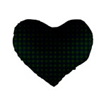 Lauder Tartan Standard 16  Premium Flano Heart Shape Cushion