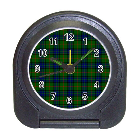 Lauder Tartan Desk Alarm Clock from ArtsNow.com Front