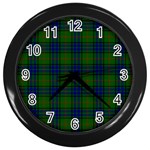 Lauder Tartan Wall Clock (Black)