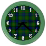 Lauder Tartan Color Wall Clock