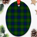 Lauder Tartan Oval Ornament (Two Sides)