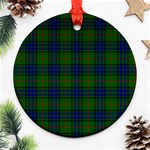 Lauder Tartan Round Ornament (Two Sides)