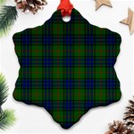 Lauder Tartan Snowflake Ornament (Two Sides)