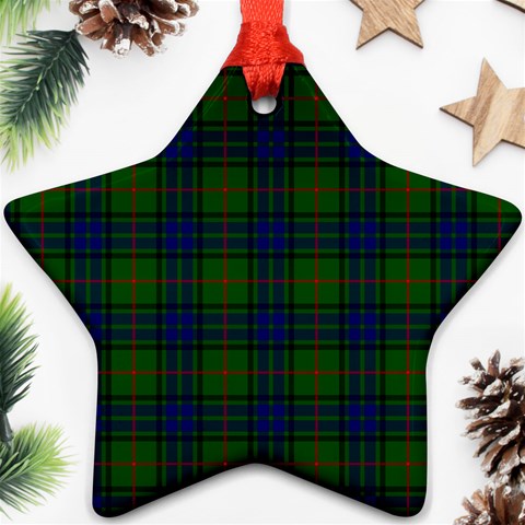 Lauder Tartan Ornament (Star) from ArtsNow.com Front