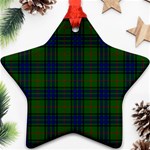 Lauder Tartan Star Ornament (Two Sides)