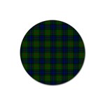 Lauder Tartan Rubber Round Coaster (4 pack)