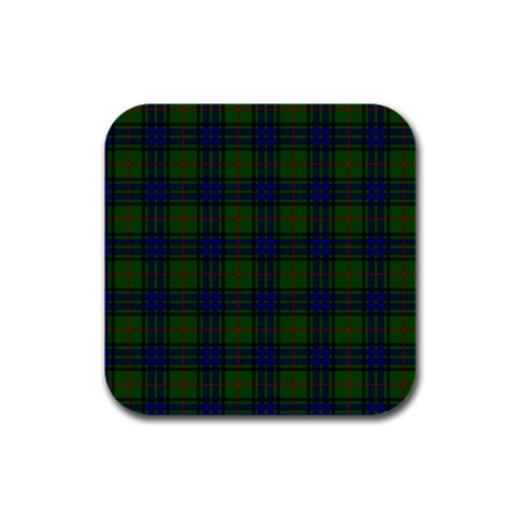 Lauder Tartan Rubber Square Coaster (4 pack) from ArtsNow.com Front