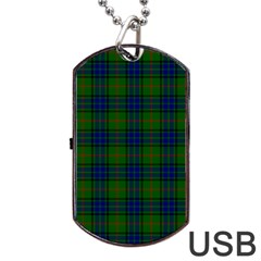 Lauder Tartan Dog Tag USB Flash (Two Sides) from ArtsNow.com Back