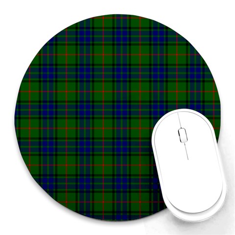 Lauder Tartan Round Mousepad from ArtsNow.com Front