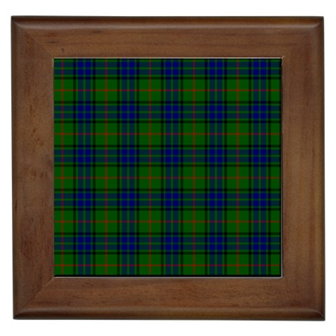 Lauder Tartan Framed Tile from ArtsNow.com Front