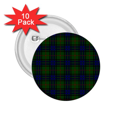 Lauder Tartan 2.25  Button (10 pack) from ArtsNow.com Front
