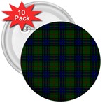 Lauder Tartan 3  Button (10 pack)