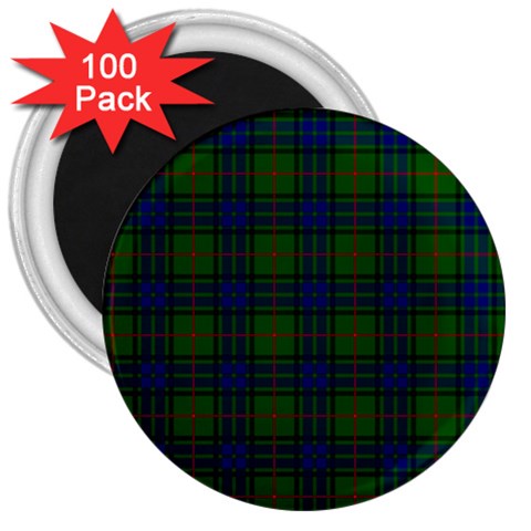 Lauder Tartan 3  Magnet (100 pack) from ArtsNow.com Front
