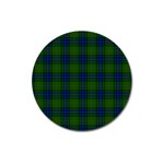 Lauder Tartan Magnet 3  (Round)